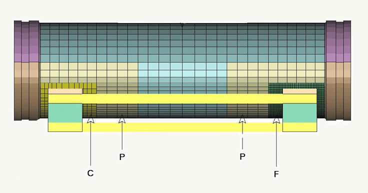 Mechanical Assessment of the Waste Package Subject to Vibratory Motion