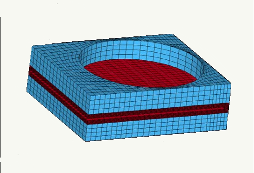 Isentropic Compression in a Strip Line, Numerical Simulations and Comparison with GEPI Shot 268