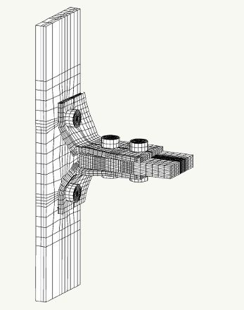Refined 3D Finite Element Modeling of Partially Restrained Connections Including Slip