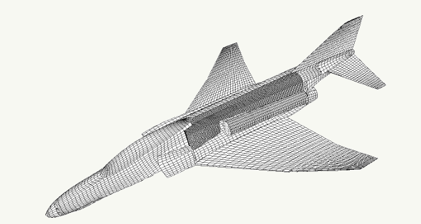 Computer Simulation of an F-4 Phantom Crashing into a Reinforced Concrete Wall