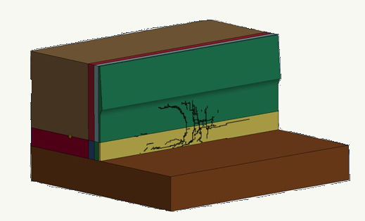 Numerical modelling of dynamic response of underground openings under blasting based on field tests