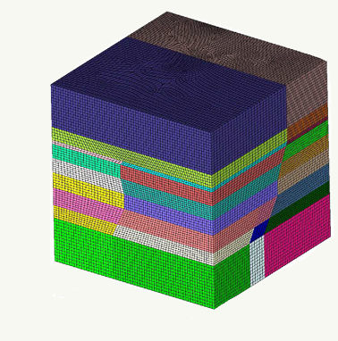 Simulation of multistage excavation based on a 3D spectral-element method